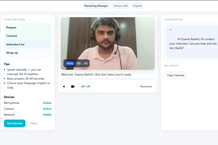 Oracom AI Interview System