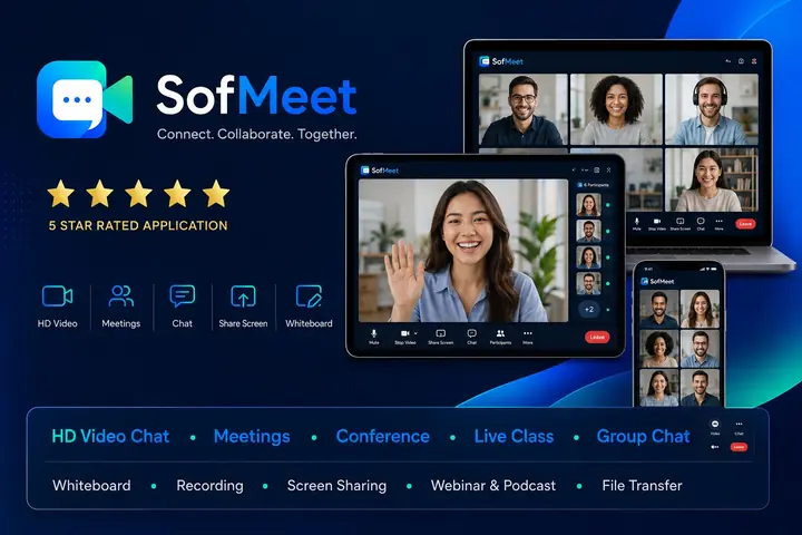 SofMeet | Live Audio Video Live Chat, Conference Platform 